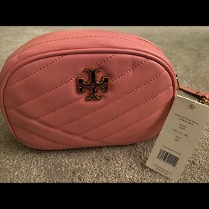 Tory Burch Pink Kira Chevron Small Camera Bag